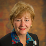 headshot of female Educational Foundation Board member Peggy Layne